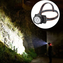 7 Ledli Şarjlı Baret Kafa Lambası Wt-701