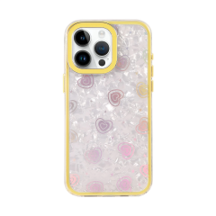 İphone 14 Pro Max Lumi Desenli Kapak - Sarı