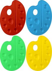 Plastik Renkli Palet N:Br-289