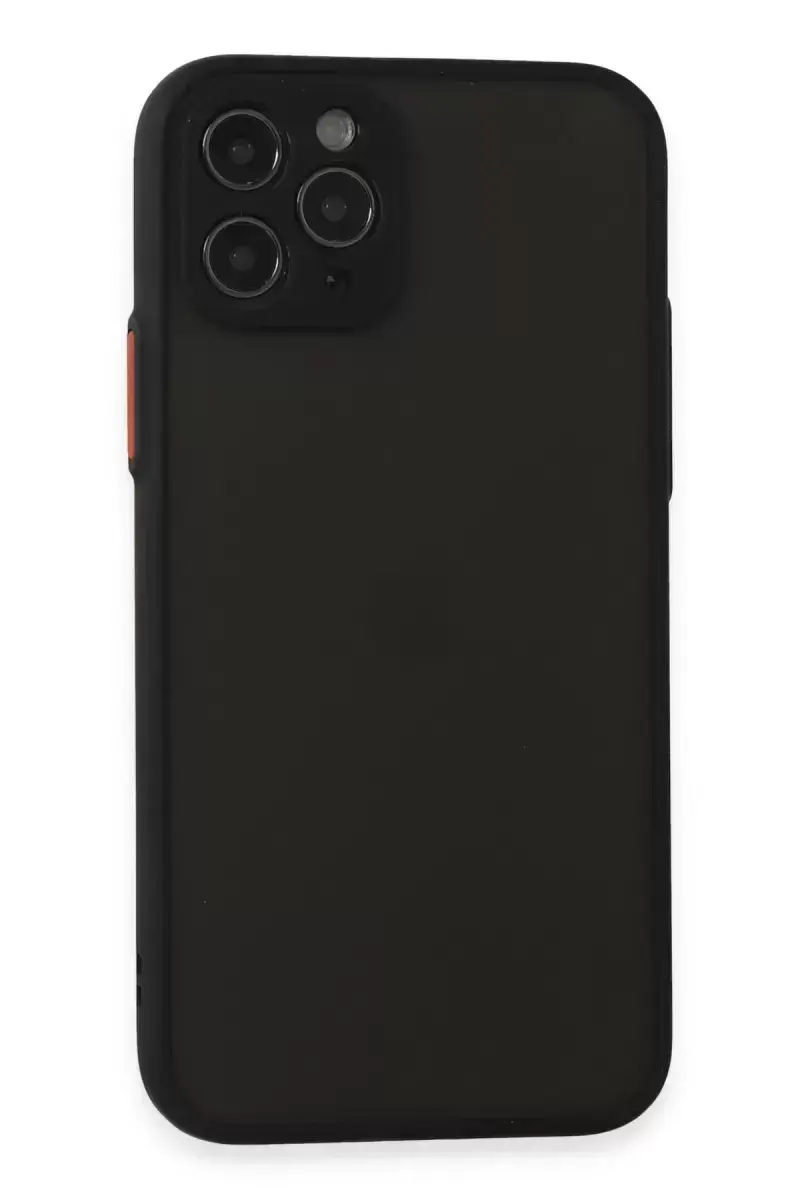 Newface İphone 11 Pro Kılıf Montreal Silikon Kapak - Siyah