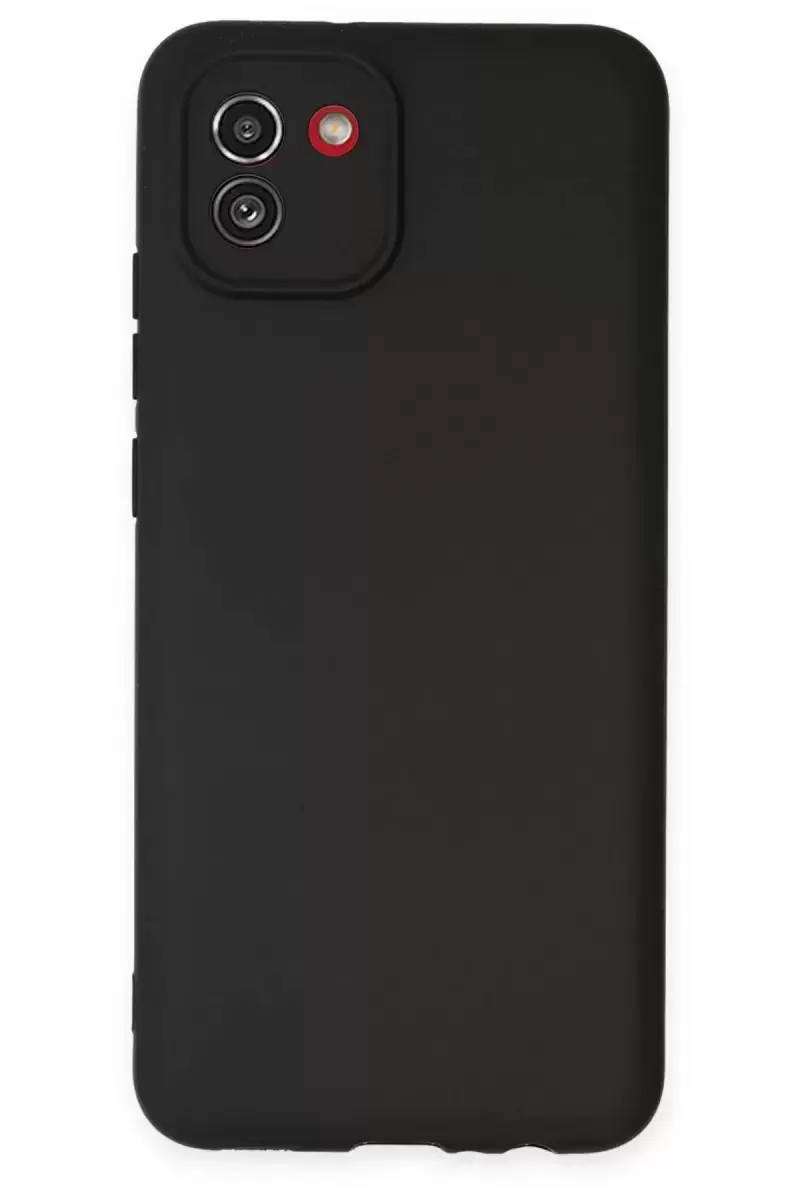 Newface Samsung Galaxy A03 Kılıf First Silikon - Siyah