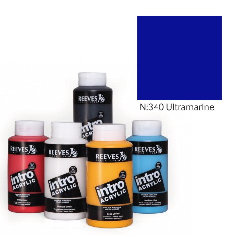 Intro Akrilik Boya 500ml - N:340 Ultramarine