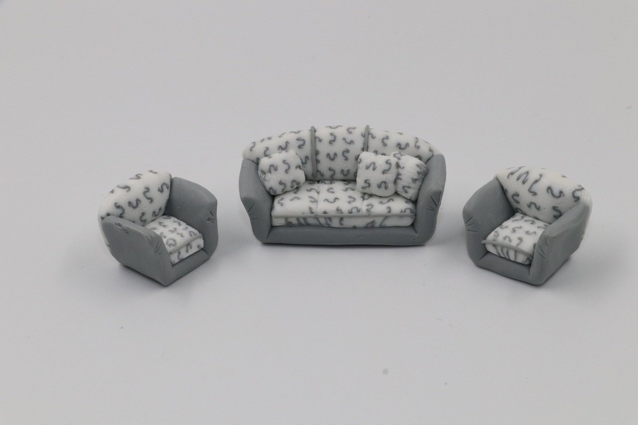 Maket Koltuk Takımı - 1/50 - N:SF-190