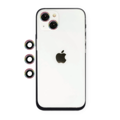 İphone 14 Shine Kamera Lens - Rainbow
