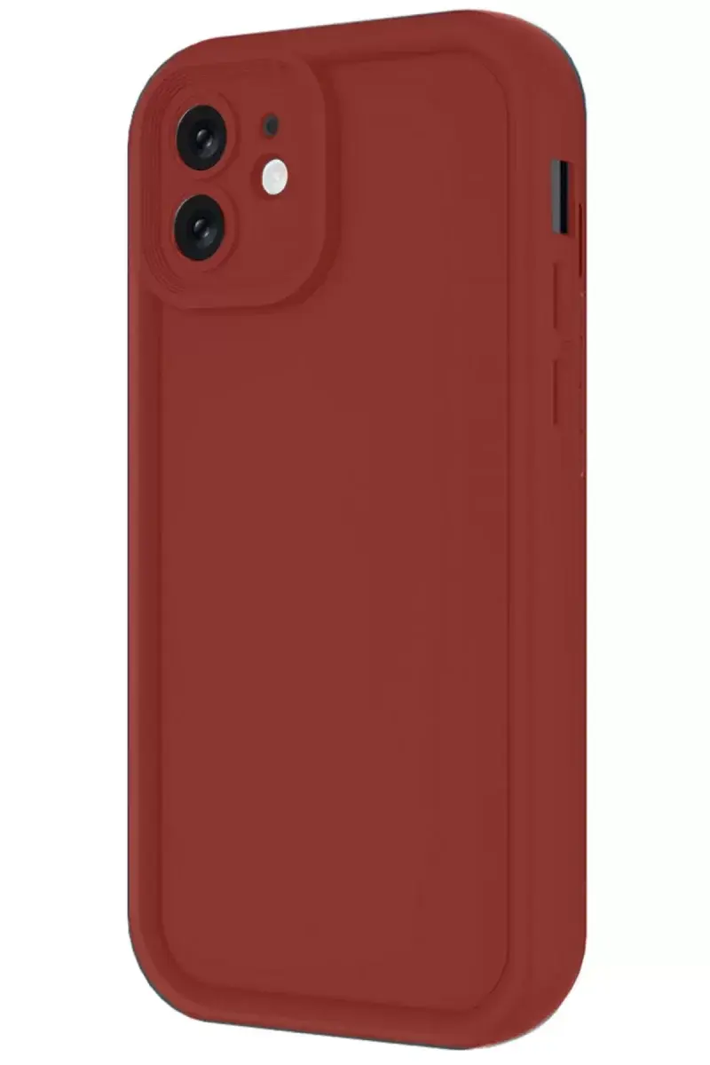 Newface İphone 11 Kılıf Viera Silikon - Bordo