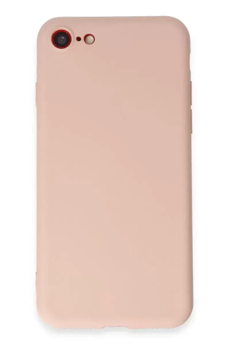 Newface İphone 7 Kılıf First Silikon - Pudra