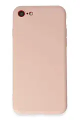 Newface İphone 7 Kılıf First Silikon - Pudra