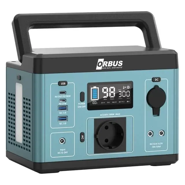 Orbus Ops-300 300 Watt Power Station Taşınabilir Güç Kaynağı İstasyonu (lityum İyon)