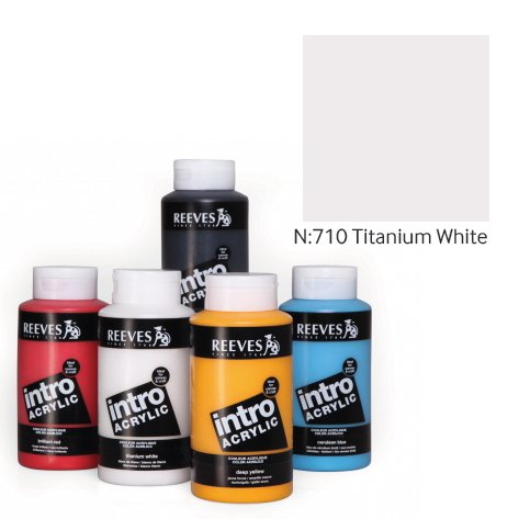 Intro Akrilik Boya 500ml - N:710 Titanium White