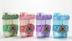 Capybara Çift Bölmeli Pipetli Suluk