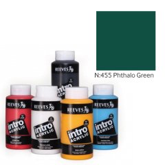 Intro Akrilik Boya 500ml - N:455 Phthalo Green