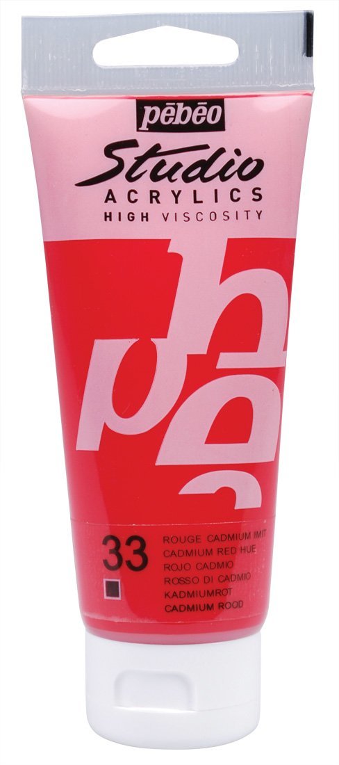 Studio Akrilik Boya - Cadmium Red Hue - 100ml - N:33