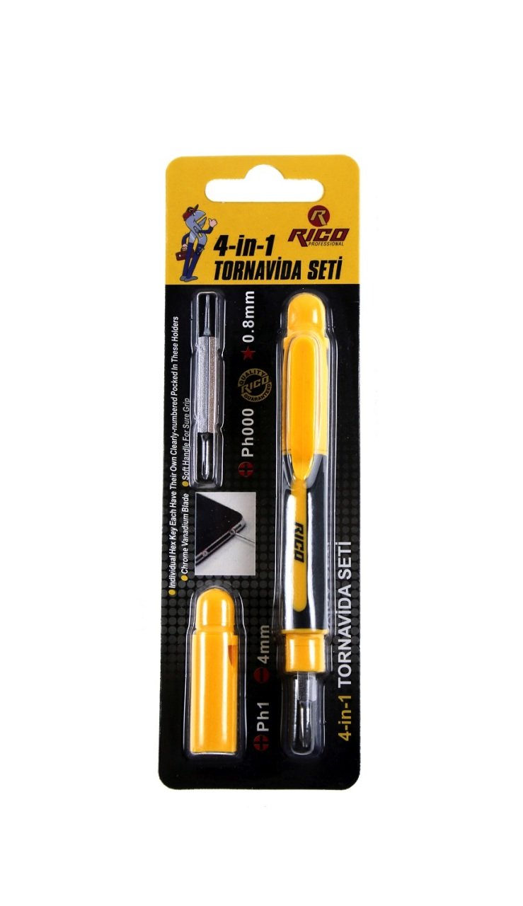 4-in-1 Tornavida Seti