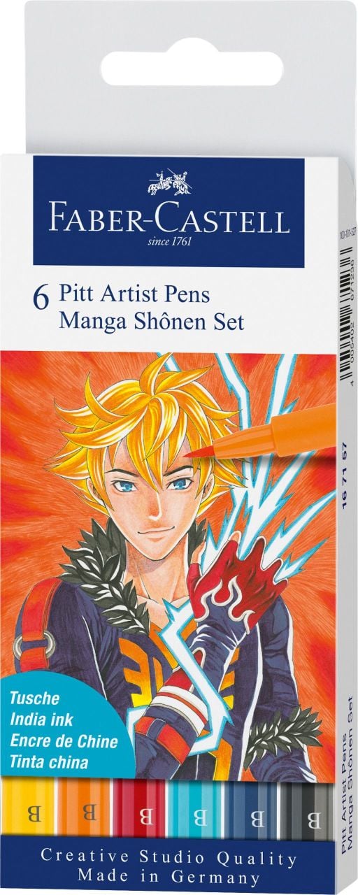 Pitt Artist Manga Shonen Set 6'lı