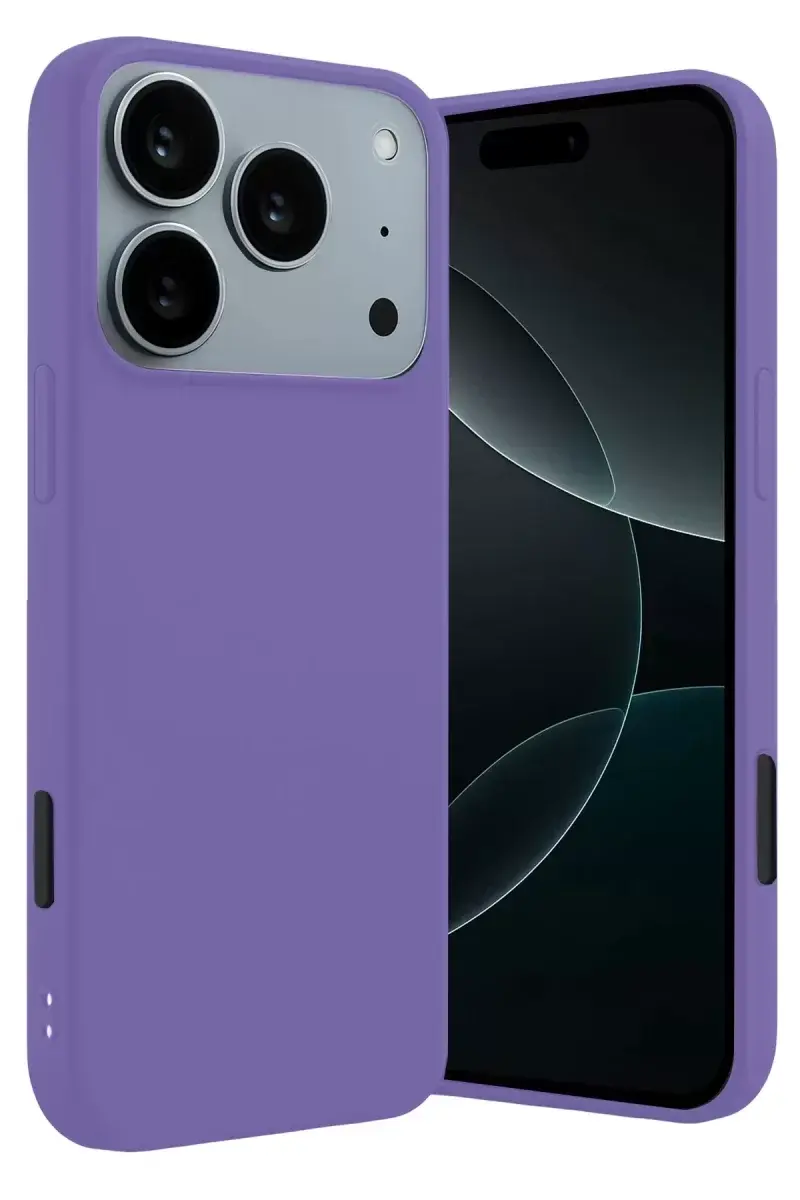 Newface Apple İphone 17 Pro First Silikon - Lila