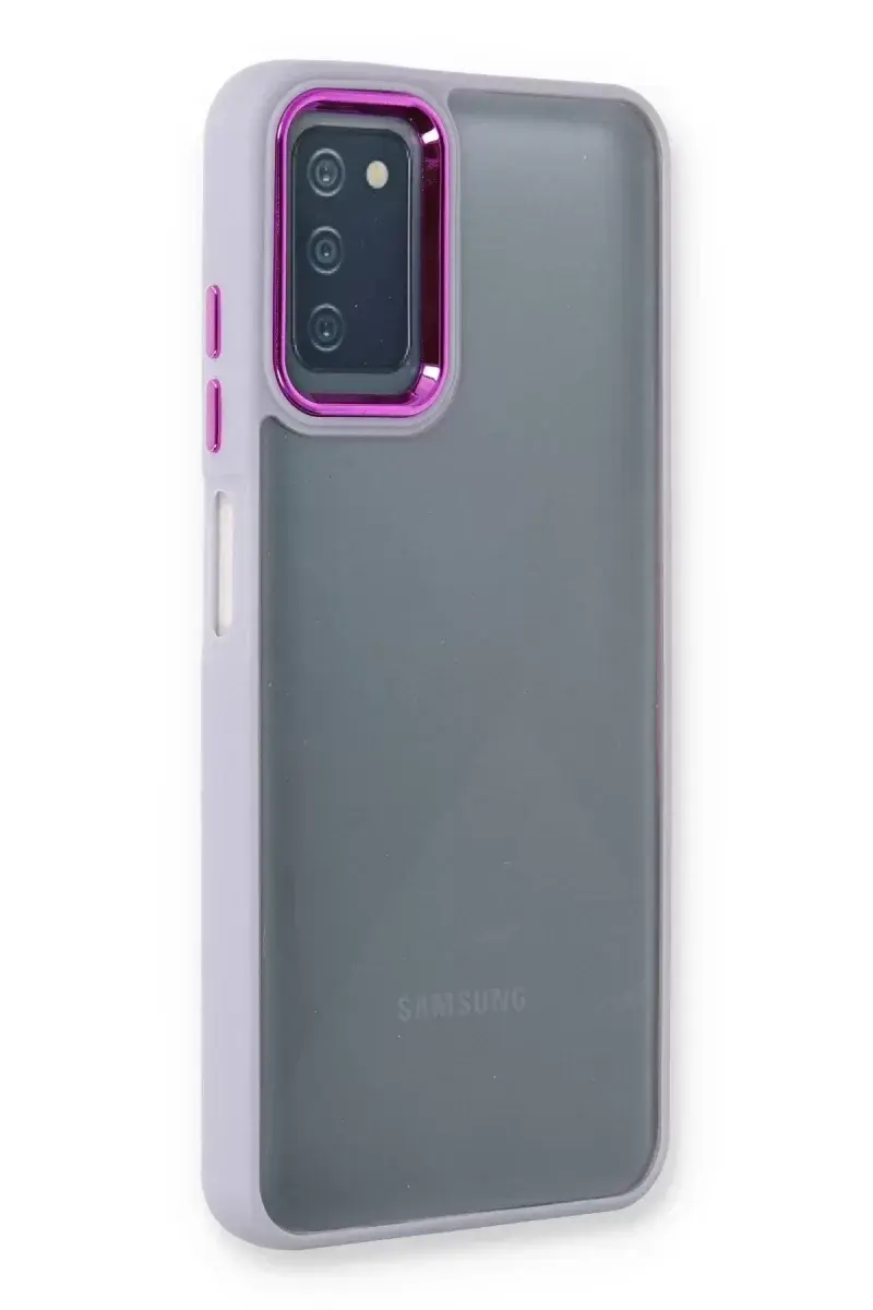 Newface Samsung Galaxy A03s Kılıf Dora Kapak - Lila