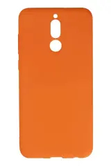Newface Huawei Mate 10 Lite Kılıf Nano İçi Kadife Silikon - Turuncu