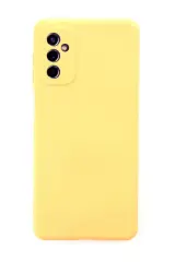 Newface Samsung Galaxy M52 5g Kılıf Nano İçi Kadife Silikon - Sarı