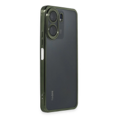 Xiaomi Redmi 13c Kılıf Razer Lensli Silikon - Yeşil