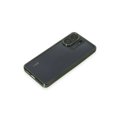 Xiaomi Redmi 13c Kılıf Razer Lensli Silikon - Yeşil