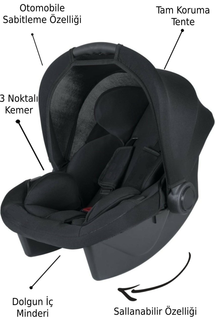 Pedli Bebek Puset Taşıma Bebek Oto Koltuğu Puset, Ana Kucağı