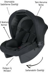 Pedli Bebek Puset Taşıma Bebek Oto Koltuğu Puset, Ana Kucağı