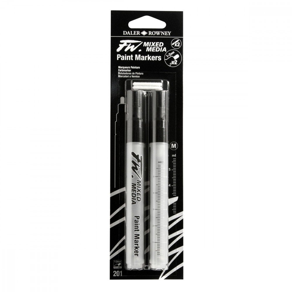 Fw Mixed Media 2'li Boş Marker Set 1-2mm N:201