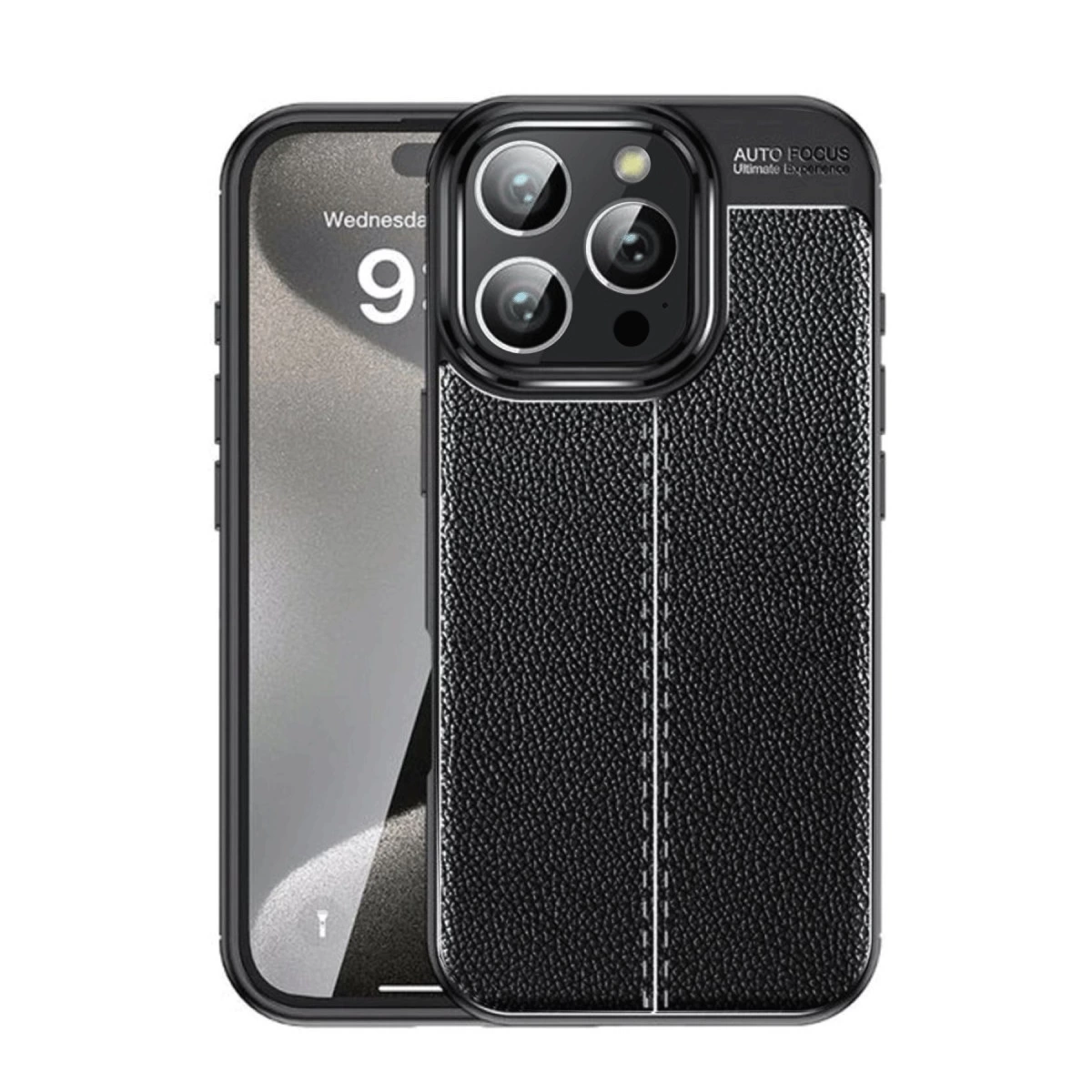 İphone 16 Pro Kılıf Auto Focus Kapak - Siyah
