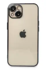 Newface İphone 14 Kılıf Razer Lensli Silikon - Siyah