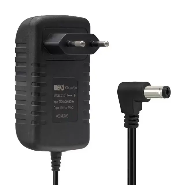 Weko 16.8 Volt - 2 Amper Ledli̇ Pri̇z Ti̇pi̇ 5.5*2.5  Uçlu Şarj Adaptörü