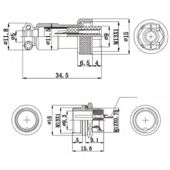 Magicvoice Mv-29494 Dişi 4 Pinli Mini Mayk Fiş