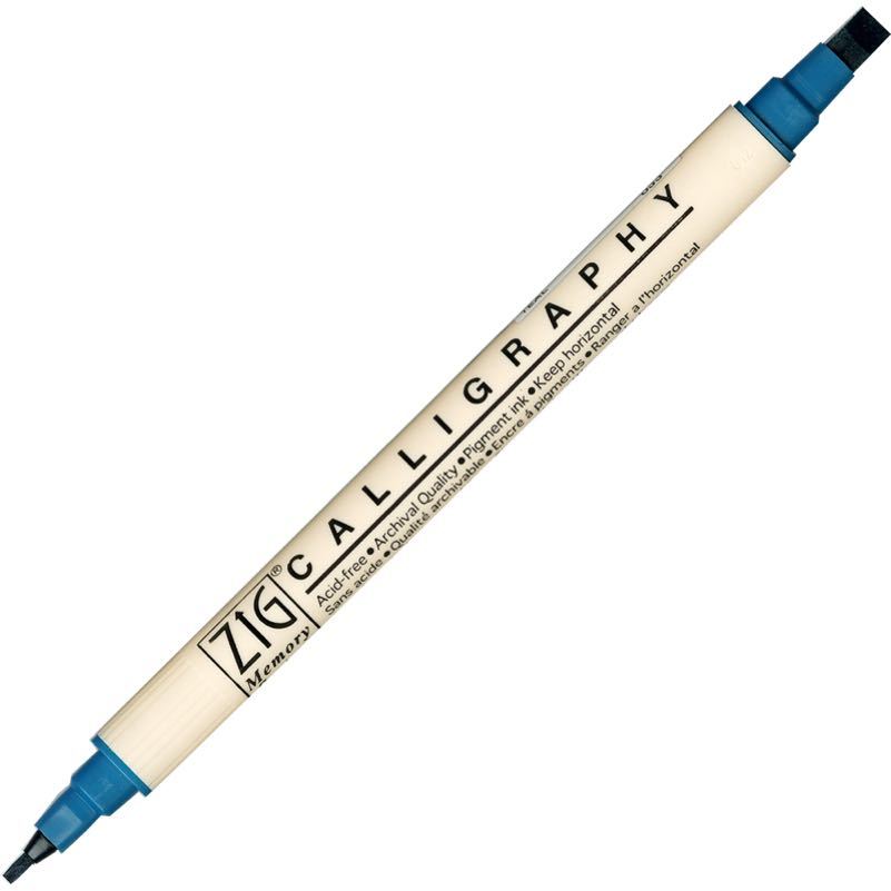 Çift Taraflı Kaligrafi Kalemi 2-5mm N:033 Teal