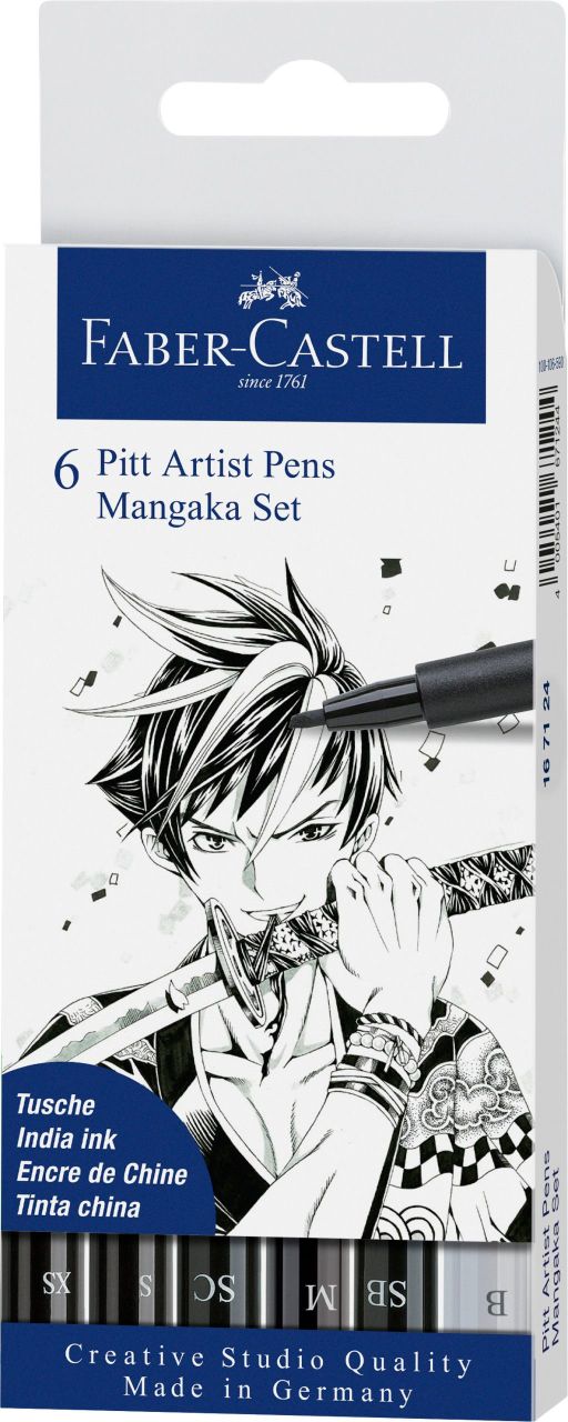 Pitt Artist Mangaka Set 6'lı