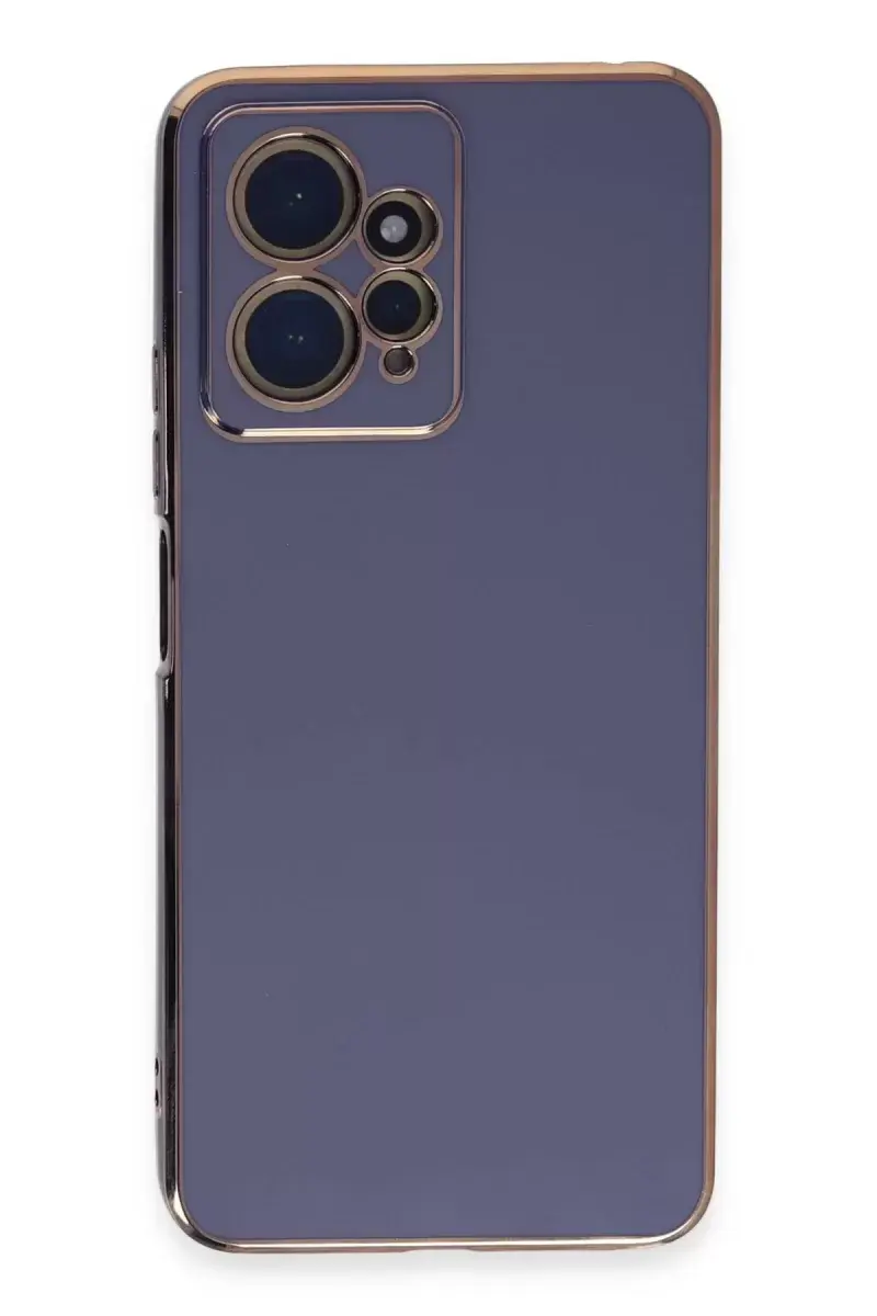 Newface Xiaomi Redmi Note 12 4g Kılıf Volet Silikon - Mavi