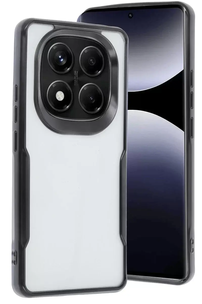 Newface Xiaomi Redmi Note 14 Pro 5g Kılıf Boyi Silikon Kapak - Siyah