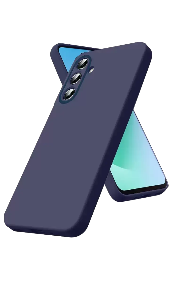 Newface Samsung Galaxy S26 Nano İçi Kadife Silikon - Lacivert