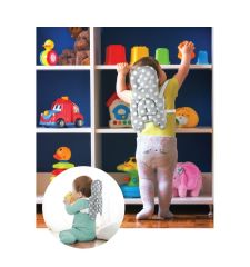 Babyjem Bebek Melek Kanadı Koruma Yastığı Gri Puan