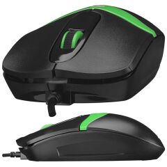 Everest Sm-220 Usb Siyah/kırmızı 1200 Dpı 3d Optik Kablolu Mouse