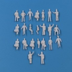İnsan Figürü 25'li - 1/150 - Boyasız