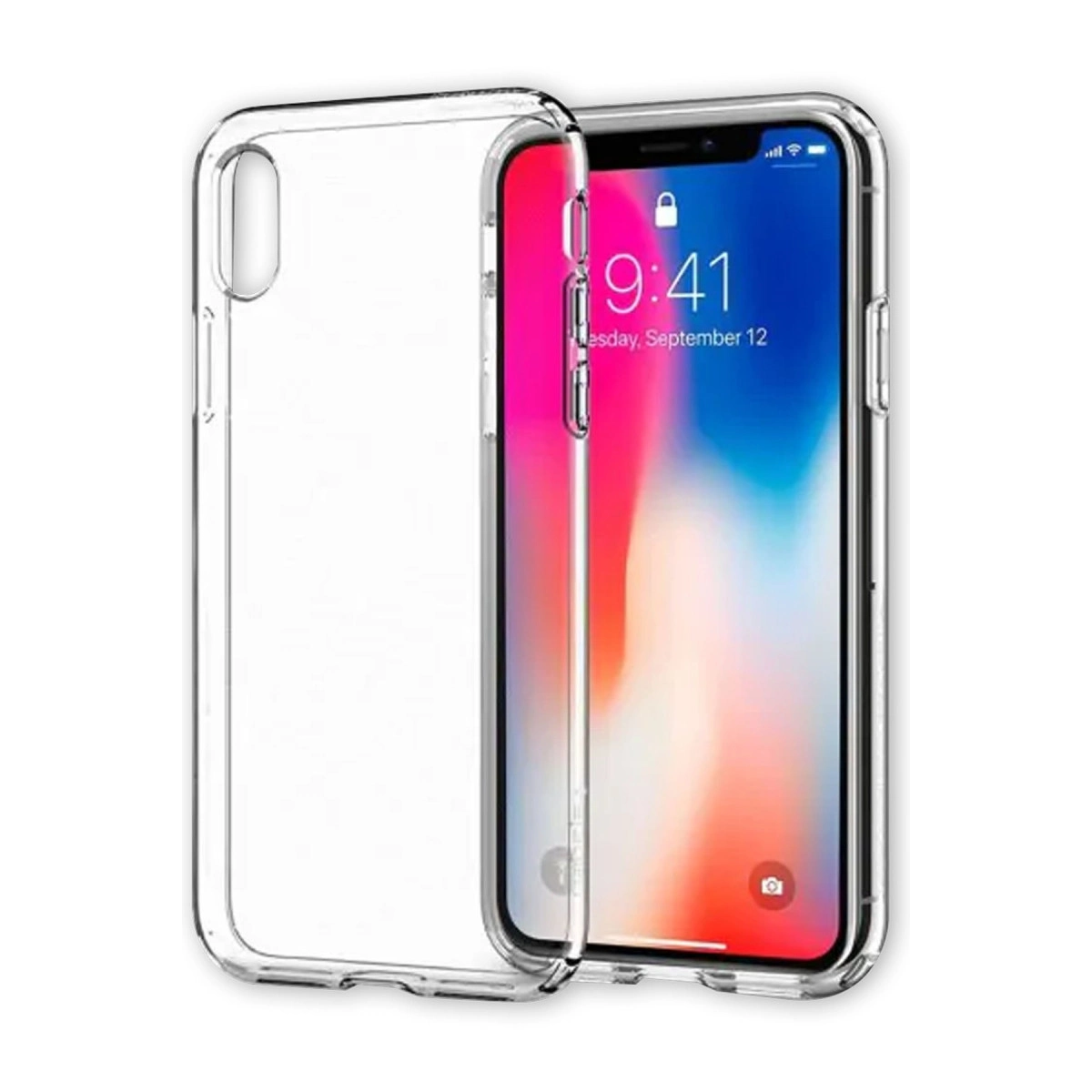 İphone X Kılıf Lüx Şeffaf Silikon