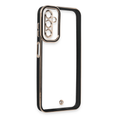 Samsung Galaxy A14 4g Kılıf Liva Lens Silikon - Siyah