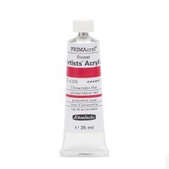PRİMAcryl Artist Akrilik Boya - Quinacridone Red - 35ml - Seri 2