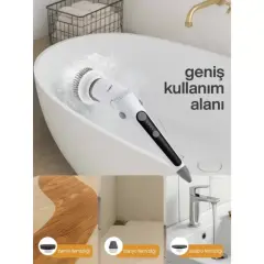 Portatif Şarjlı Temizleme Fırçası