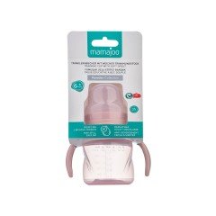 Mamajoo Kulplu Akıtmaz Eğitici Bardak Powder Pink 160 ml & Anti-Kolik Bardak Ucu