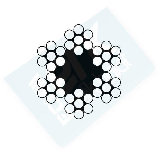 Çelik Halat 4 mm 1 Metre 6X7