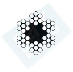 Çelik Halat 4 mm 1 Metre 6X7