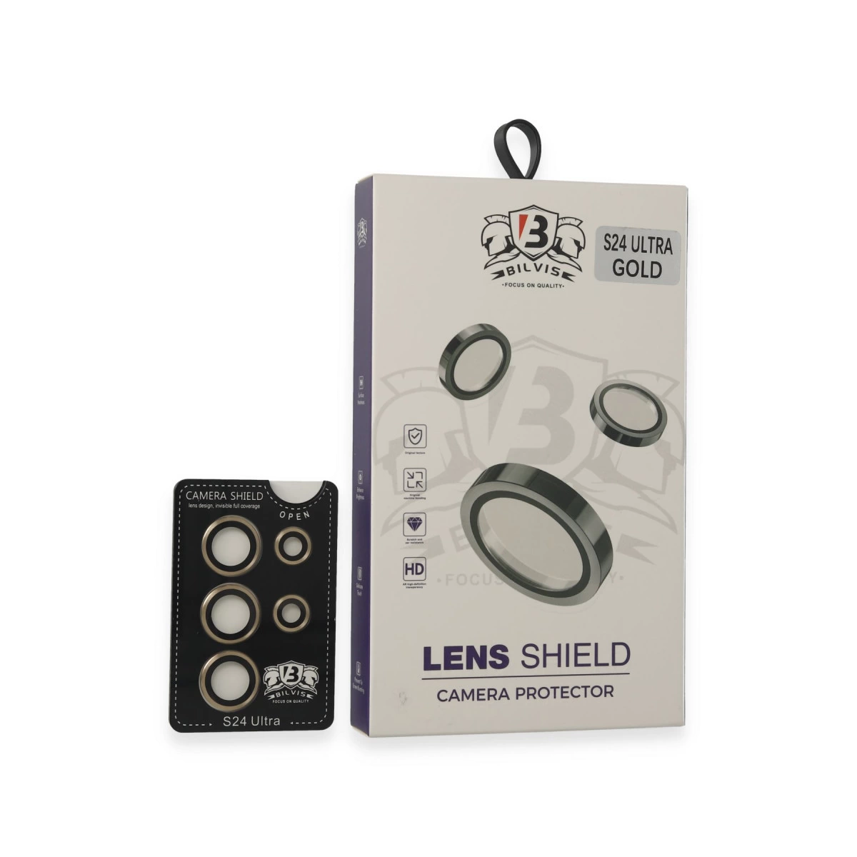 Samsung Galaxy S24 Ultra Bilvis Titan Kamera Lens - Gold
