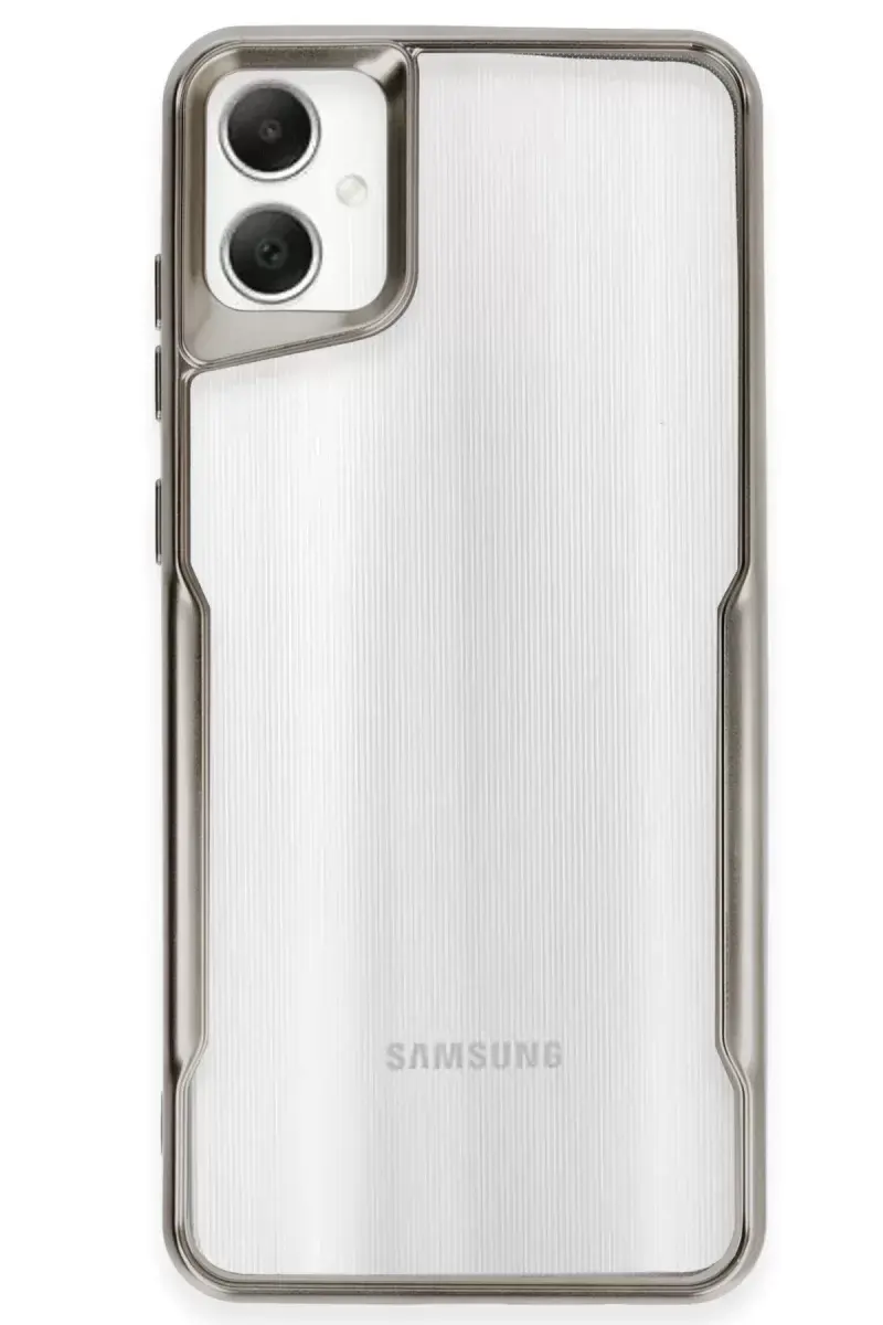 Newface Samsung Galaxy A06 Kılıf Boyi Silikon Kapak - Titan Gri