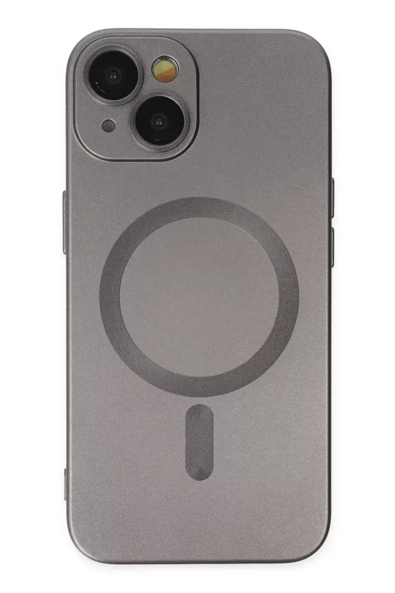 Newface İphone 14 Plus Kılıf Moshi Lens Magneticsafe Silikon - Füme