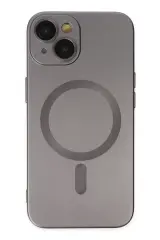 Newface İphone 14 Plus Kılıf Moshi Lens Magneticsafe Silikon - Füme